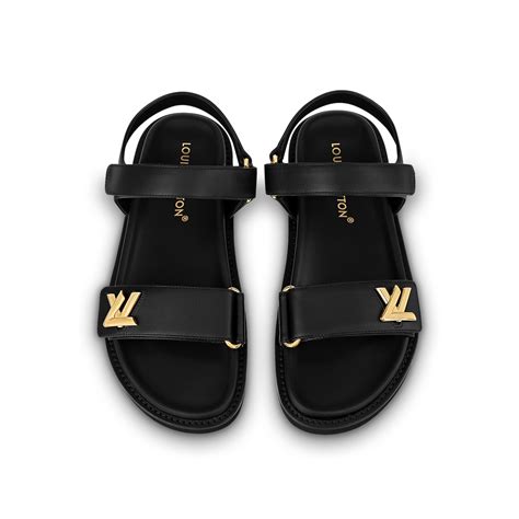 louis vuitton strap sandals|Louis Vuitton sunshine sandals.